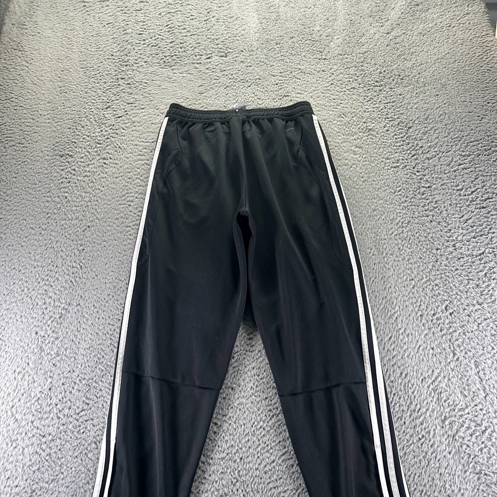 Adidas Climacool Pant Boys XL Black Polyester Track Activewear Running Jogging - Picture 7 of 11